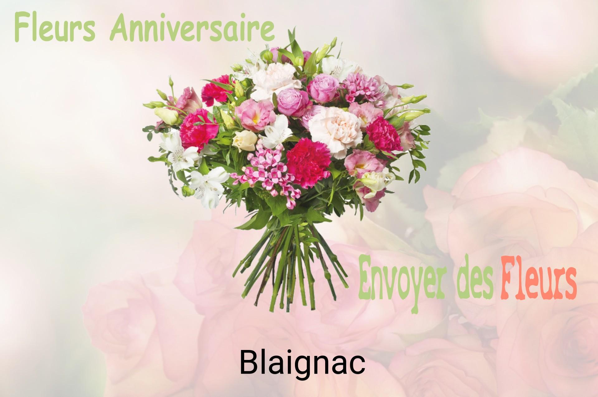 Bouquet de fleurs d’anniversaire livré à Blaignac